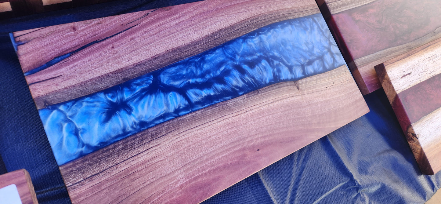 Steel blue charcuterie board