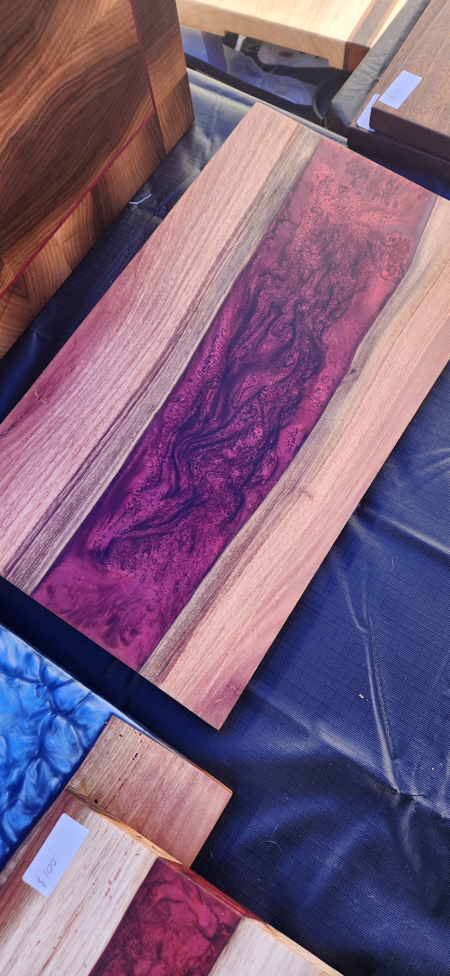 Red river serving tray