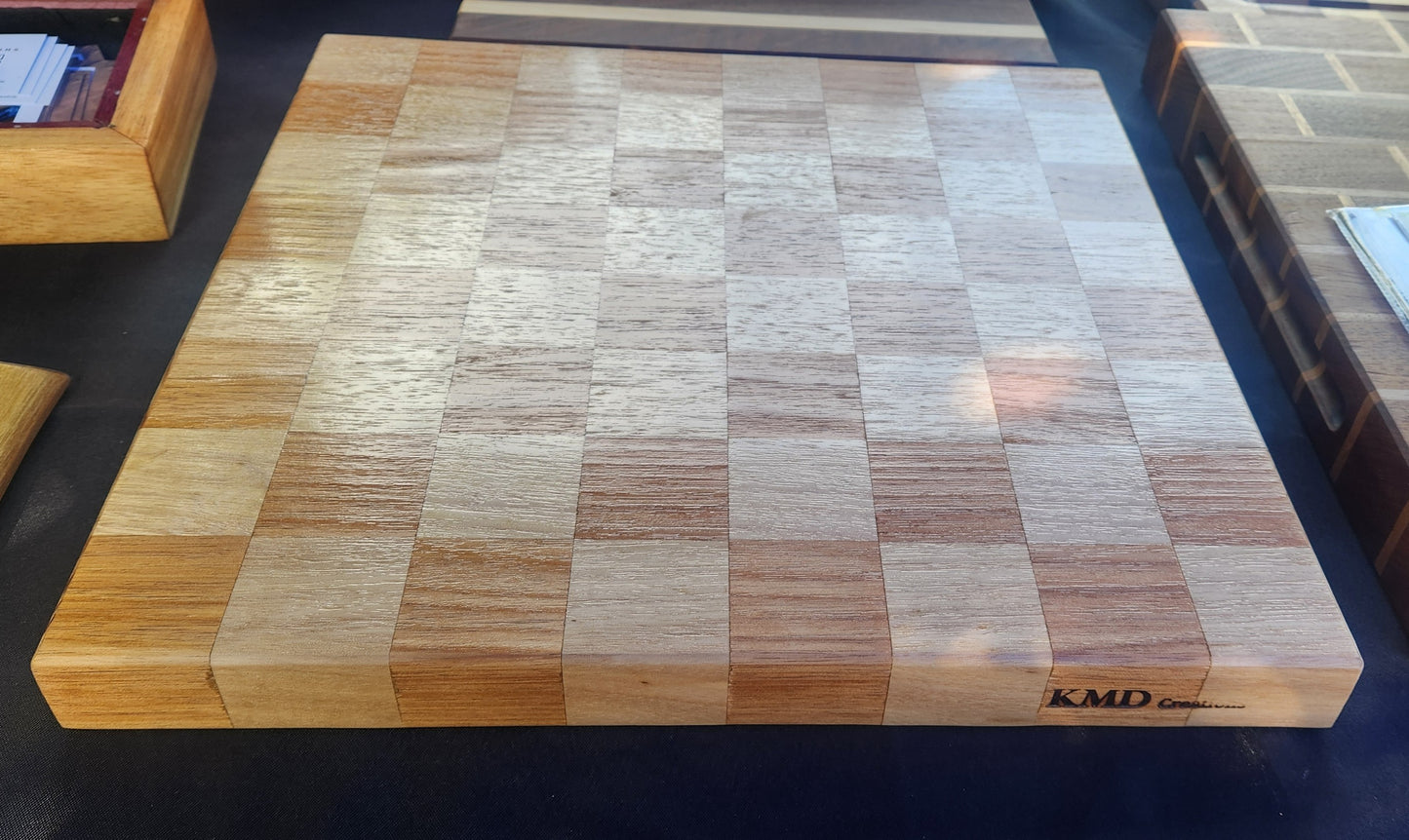 Blackwood and Tassie oak Chess board