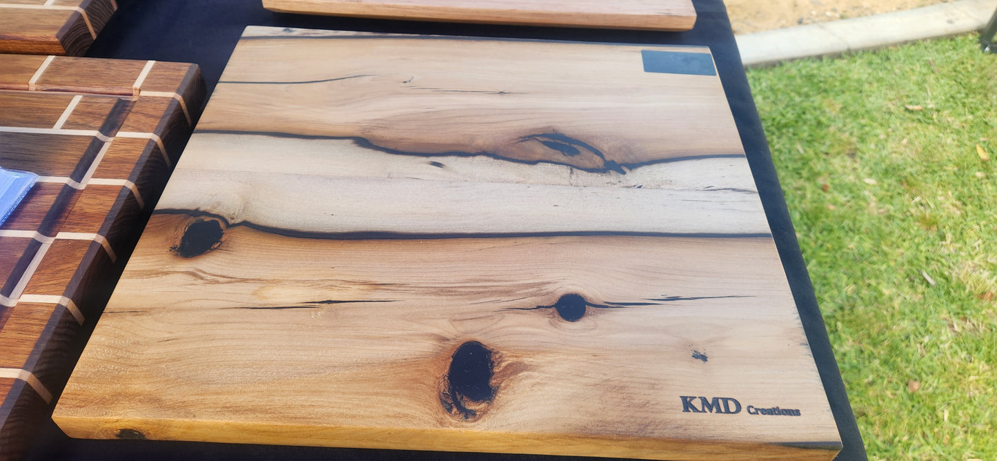 Black heart Sassafras serving tray