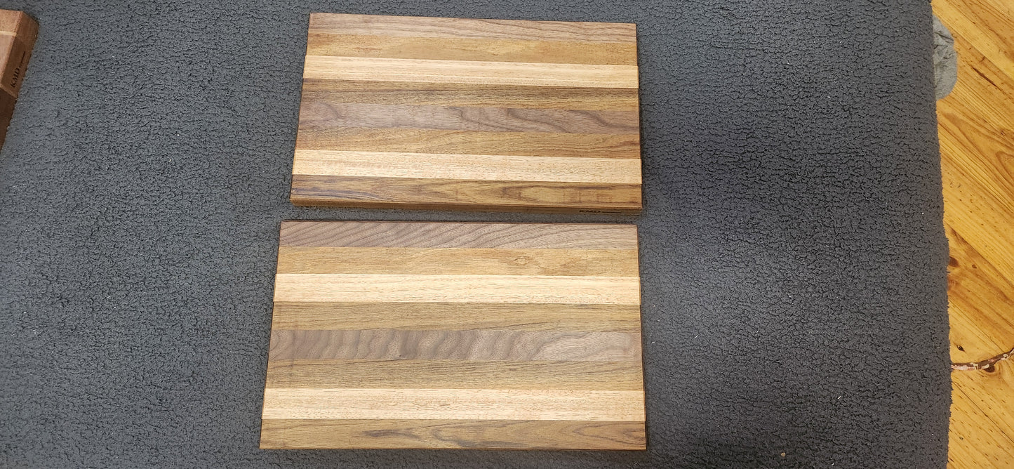Mixed timber chopping board
