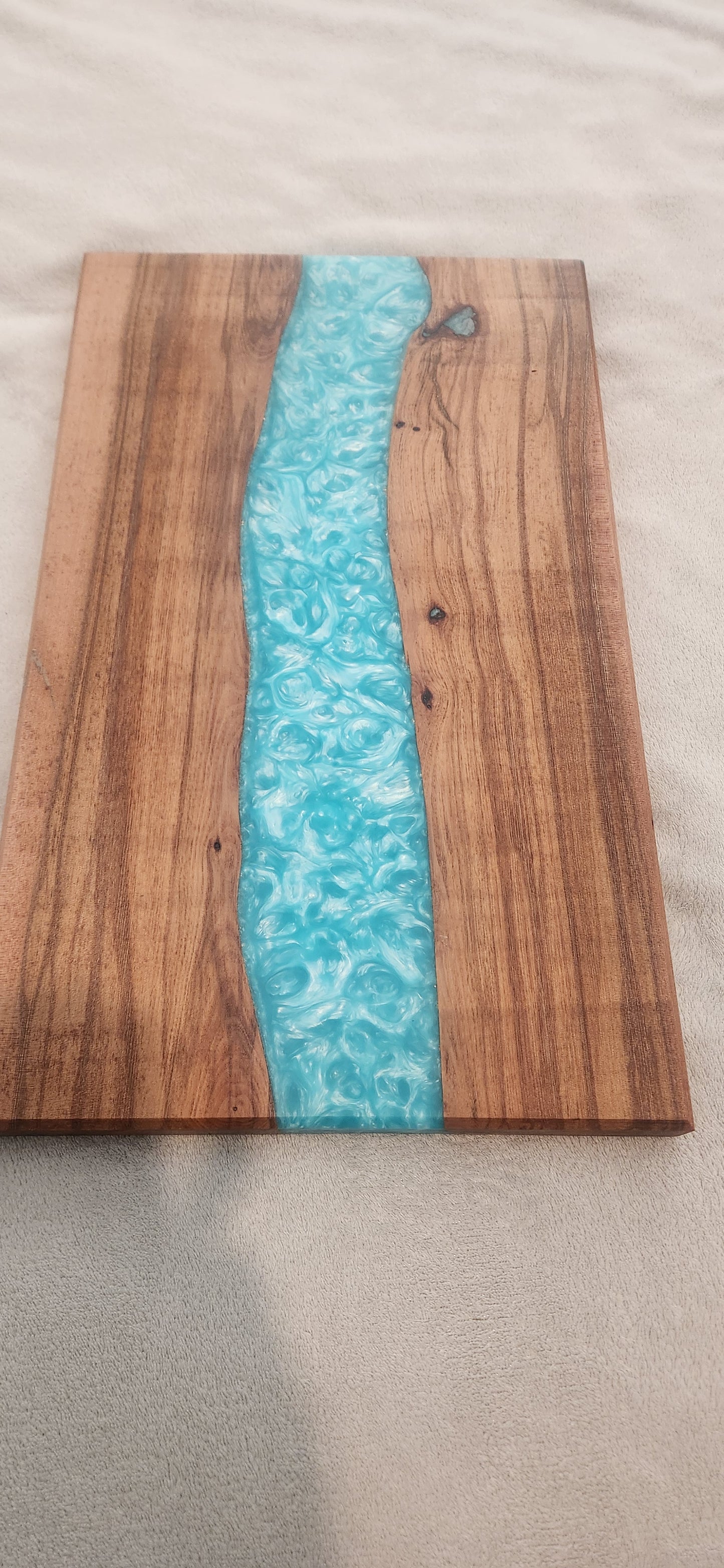 Resin and Ti tree serving board