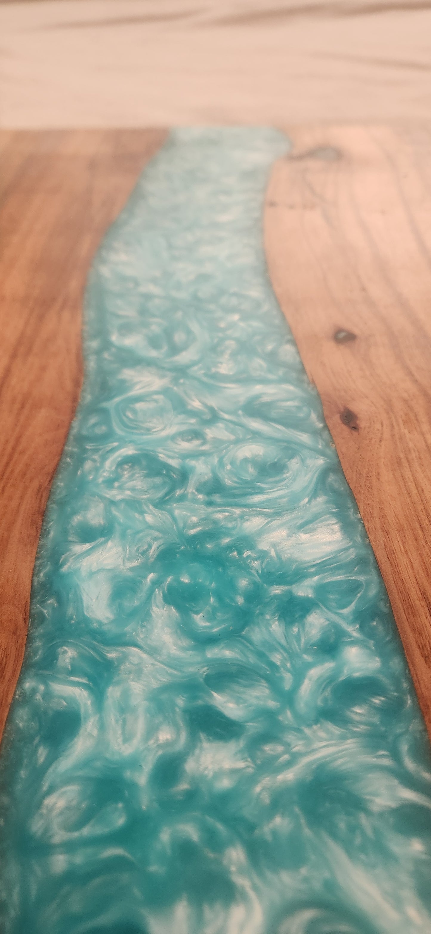 Resin and Ti tree serving board
