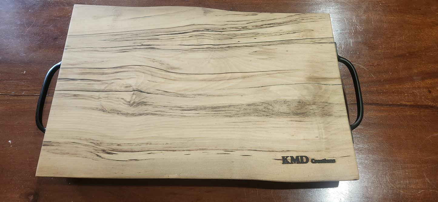 Black heart sassafras serving tray
