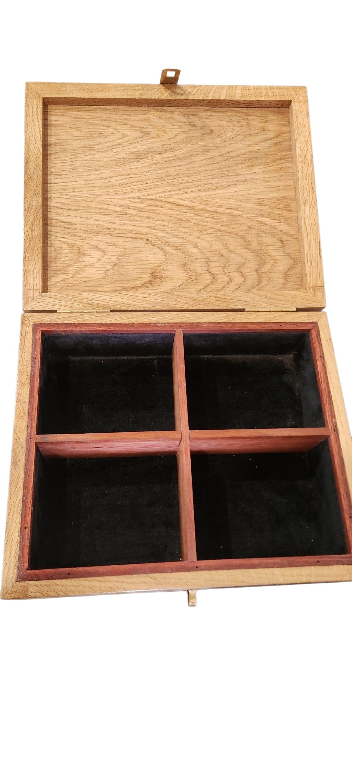 White oak jewellery box.