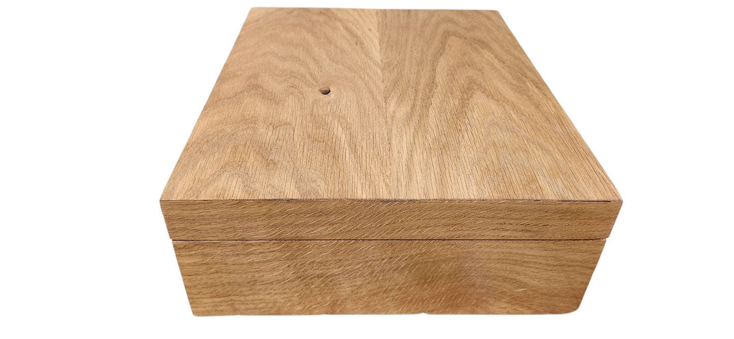 White oak jewellery box.