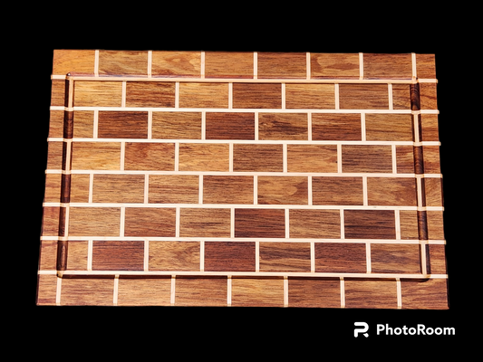 Blackwood brick chopping board